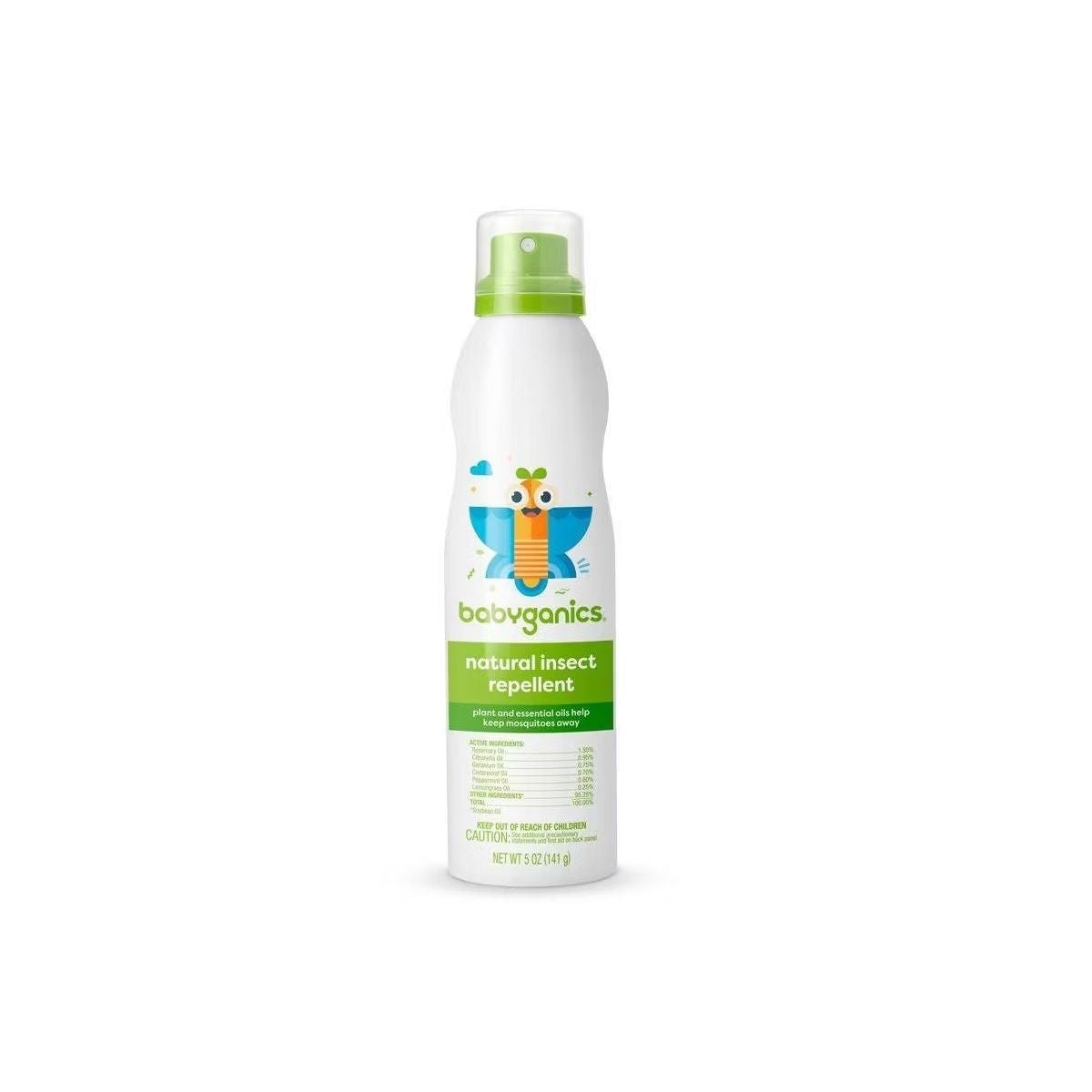 Babyganics Natural Continuos Mist Bug Spray For Baby 5oz - Easy Application and Fresh Scent