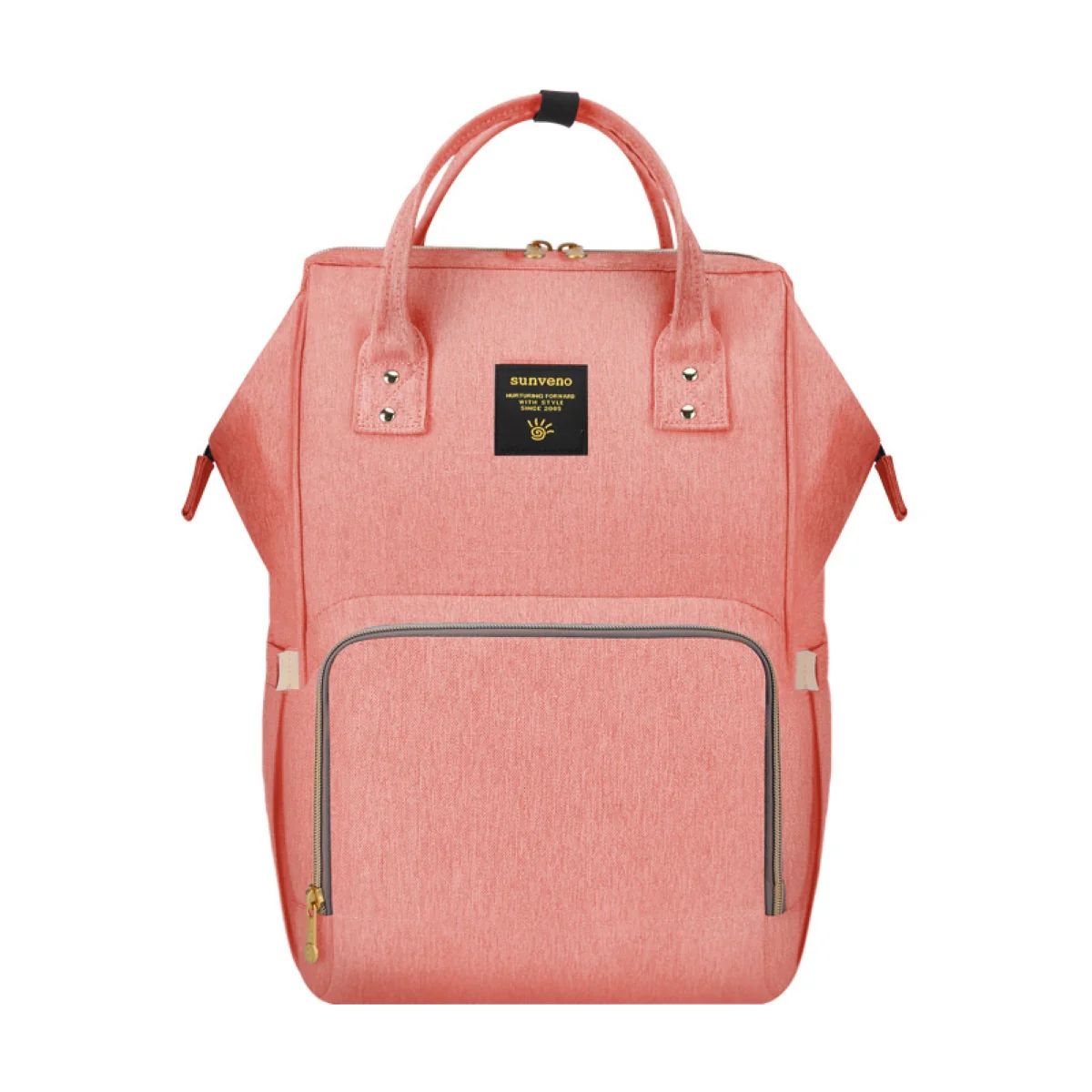 Sunveno Classic Diaper Backpack - Pink - Durable and Secure Design